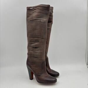 Maison Martin Margiela SS 2008 Leather Cutoff Boots Women's 38 US 8 Archival